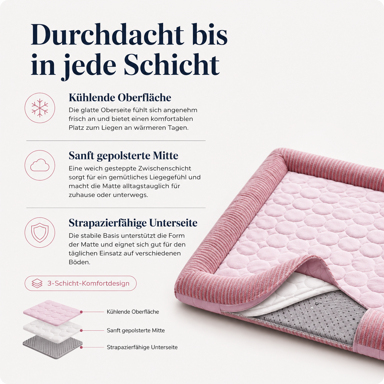 Pet Cooling Pad Bed