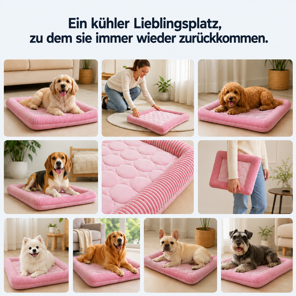 Pet Cooling Pad Bed